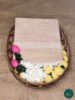 Handloom Cotton Saree – Peach with Gold-Peach Border and Elegant Striped Pallu