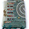 Semi Tussar Saree in Green Colour with French Knot Embroidery