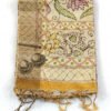 Semi Tussar Saree with Spider Pattern